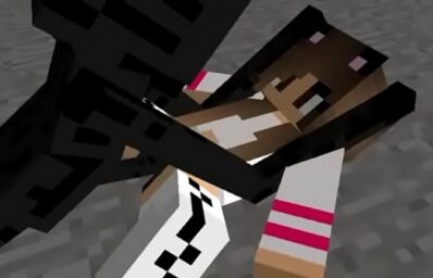 Filme de zumbi no minecraft